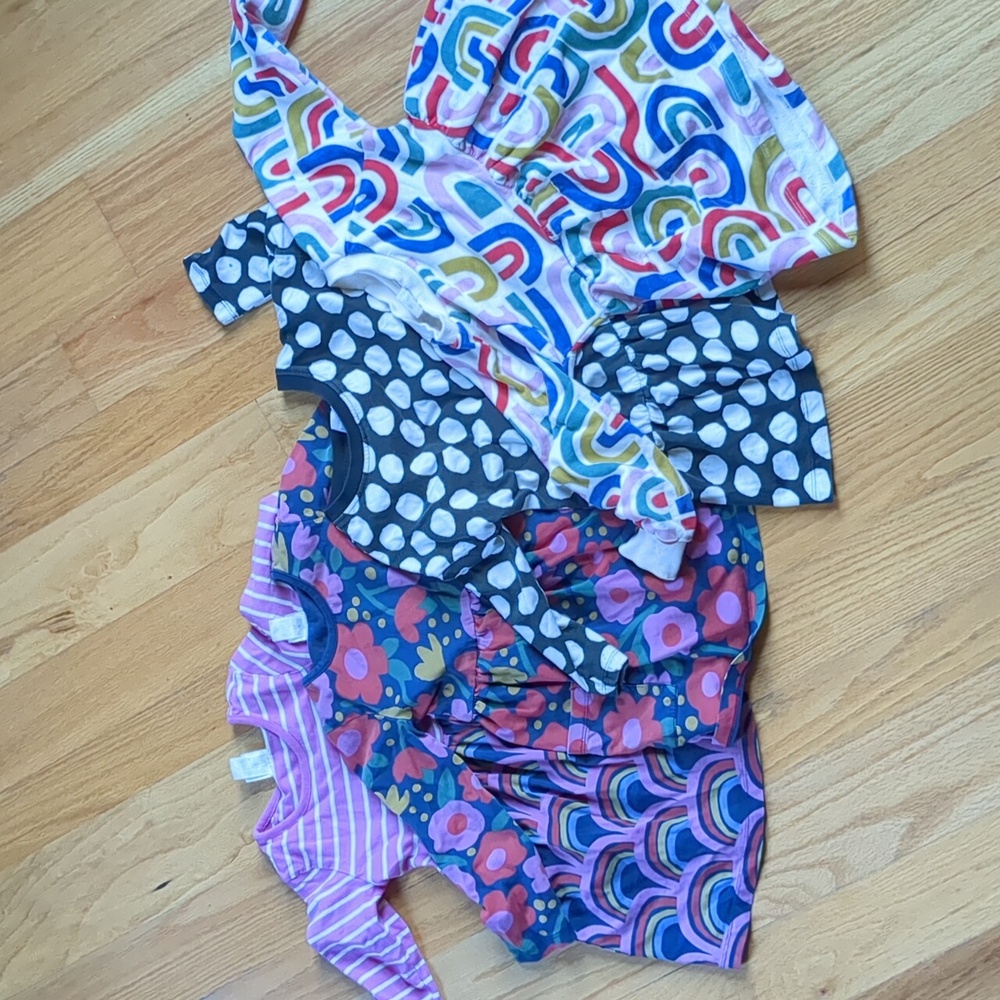 Lot of 4 Hanna Andersson play dresses